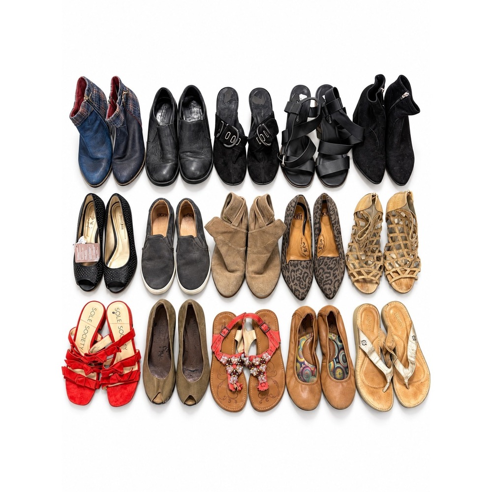 UGG, Michael Kors, Born Designer Shoe Lot 15 Pairs Wholesale Bundle NWT